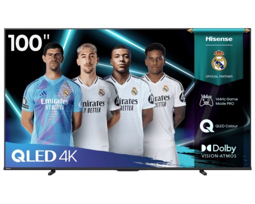 TELEVISOR 100"" QLED UHD 4K QUANTUM DOT 144Hz 100E7Q PRO SMART TV HISENSE (Espera 4 dias)